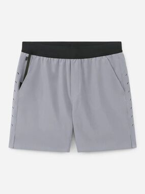 NEW Ten Thousand Interval Lined Shorts 7" Light Gray Black Mens Size XL